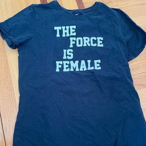 The force is female T-shirt